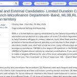 Caissier(ère) – Microfinance – Jéricho (CDD 6 mois)