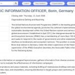 Chargé(e) de communication publique associé(e) – IPBES, Bonn