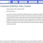 Spécialiste genre et inclusion (GEDSI) – PNUE