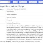 Stagiaire en Sécurité Informatique – UNON Nairobi