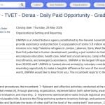 Coordinateur de Centre – Formation Technique et Professionnelle (TVET) – Deraa