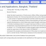 Spécialiste en géospatial et analyse de données – Bangkok