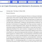 Consultant·e en économie des soins et autonomisation économique des femmes