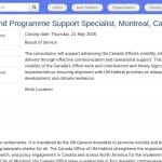 Spécialiste en communication et soutien de programme