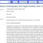 Stagiaire en Communication – Vidéo et Médias Numériques
