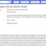 Junior Graphiste – ONU-Habitat – Rio de Janeiro