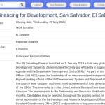 Stage en Partenariats et Financement du Développement – ONU