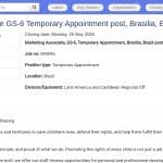 Assistant Marketing – Dons Individuels (CDD, Brasilia)