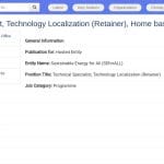 Spécialiste technique en localisation de technologies (12 mois, à distance)