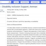 Stagiaire Inclusion du Handicap et Action Humanitaire