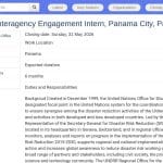 Stagiaire Partenariats et Engagement Interagences – Panama