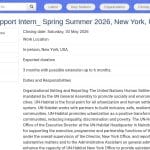 Stagiaire en Communication – Printemps/Été 2026, New York