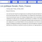Expert régional en politique fiscale environnementale