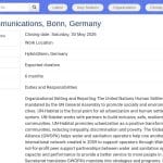 Stagiaire en Communication Médias – ONU-Habitat