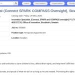 Spécialiste Innovation – Pilotage SPARK & COMPASS