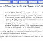 Chauffeur – Contrat de services spéciaux, PAM Zimbabwe