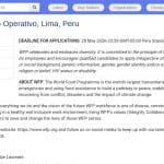 Assistant(e) de Soutien Opérationnel – Lima