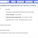 Spécialiste en Neutralité de Dégradation des Terres et Sols