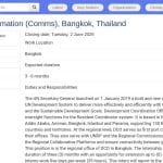 Stagiaire en communication et information publique – Bangkok
