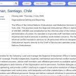 Médiateur régional des Nations Unies à Santiago