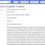 Stagiaire en Communication – ONUDC Bangkok