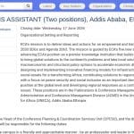 Assistant(e) en Communication (2 postes) – Addis-Abeba