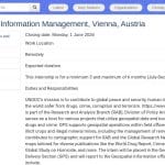 Stagiaire en gestion de l&rsquo;information géospatiale – Vienne