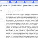 Consultant juridique en cybercriminalité – Le Caire