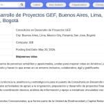 Consultant en Développement de Projets GEF (Amérique Latine)