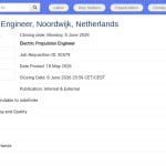 Ingénieur en Propulsion Électrique (H/F)
