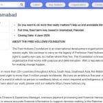 Responsable Financier – Pakistan
