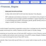 Assistant Financier Senior – Bogotá