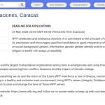 Responsable Communication – Bureau de Caracas (PAM)