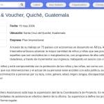 Technicien·ne Cash & Voucher – Quiché, Guatemala