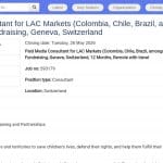 Consultant·e Paid Media – Marchés LAC (Amérique latine)