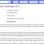 Consultant en Connaissances – Washington D.C.