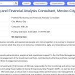 Consultant en suivi de portefeuille et analyse financière
