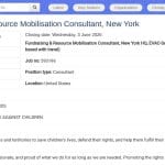 Consultant en Mobilisation de Ressources – Safe Online