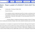 Consultant international – Chef d’équipe pour l’évaluation du PNUDCF 2023-2027 en Mongolie
