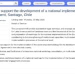 Consultant juridique pour feuille de route nationale de l&rsquo;Accord d&rsquo;Escazú