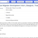 Stagiaire Développeur IA – Migration de Codebase (Bangkok)
