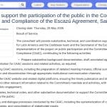 Consultant juridique – Participation publique, Accord d&rsquo;Escazú