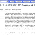 Chef de la Section des Finances et du Budget – CEA