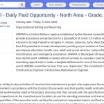 Ingénieur de Site – Construction – UNRWA – Syrie
