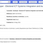 Consultant Développeur Intégration Systèmes Électoraux