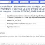 Consultant(e) en Stratégie de Clôture et Durabilité – Projet AGRIDOM II