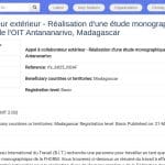 Consultant(e) national(e) pour étude monographique FHORM – OIT Madagascar