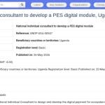 Consultant national – Développement module numérique PES (Ouganda)
