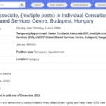 Senior Contracts Associate – ICS, UNICEF GSSC Budapest