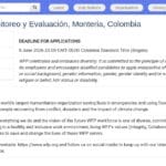 Chargé(e) de Suivi et Évaluation – Montería
